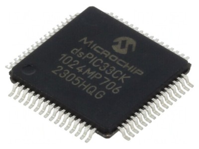 Microcontroler dsPIC 1024kB 128kB SRAM TQFP64 3-3,6VDC foto