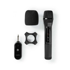 Microfon wireless Nedis 20 de canale 10 ore autonomie receptor negru