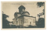3372 - CURTEA de ARGES, Biserica Domneasca, Romania - old postcard, real Photo - used - 1930