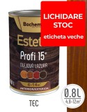 Cumpara ieftin Lazura lemn BOCHEMIT ESTETIK PROFI 0.8L TEC, protectie avansata UV