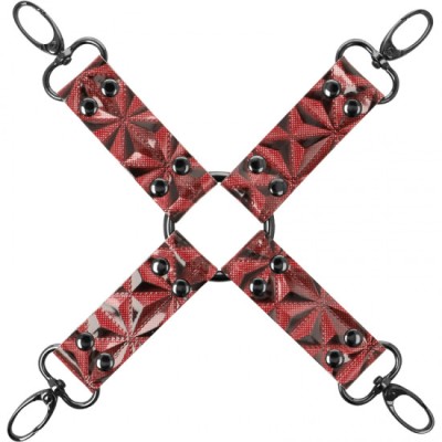 BEGME - RED EDITION PREMIUM VEGAN LEATHER HOG TIE foto