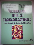 Vocabularul Analizei transgenerationale - Cristina-Denisa Godeanu, Alin-Sebastian Godeanu, Coord. Prof. Dr. Iolanda Mitrofan
