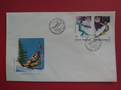 1992 - FDC - ALBERTVILLE 92 foto