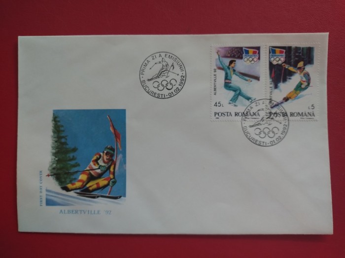 1992 - FDC - ALBERTVILLE 92