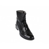 Cumpara ieftin OFERTA marimea 39 - Ghete dama elegante negre din piele naturala croco si box - LNA322CRNP