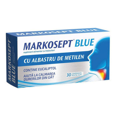 Markosept Blue 30 comprimate Fiterman foto