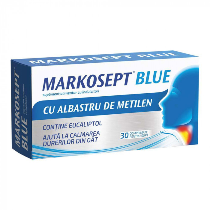 Markosept Blue 30 comprimate Fiterman