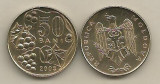 MOLDOVA 50 BANI 2008 [1] XF , livrare in cartonas, Europa, Fier