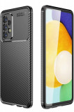 Huse silicon antisoc Auto Focus pentru Samsung A23 5G, Negru