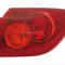Stop spate lampa Mazda 3 (Bk), 10.03-03.06 Hatchback, spate, omologare ECE, fara suport bec, exterior, carcasa rosie, BP4K51150D; BP4K51150E, Dreapta