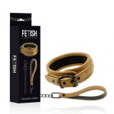 FETISH SUBMISSIVE ORIGEN - NEOPRENE LINED NECKLACE WITH CHAIN, FETISH SUBMISSIVE ORIGIN