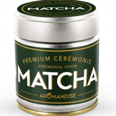 Ceai matcha premium grad ceremonial, bio, 30g, Aromandise
