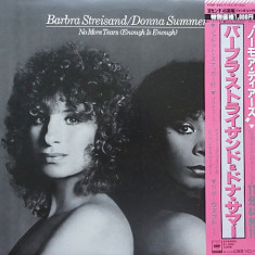 Vinil "Japan Press" Barbra Streisand / Donna Summer – No More Tears 12" (VG+)