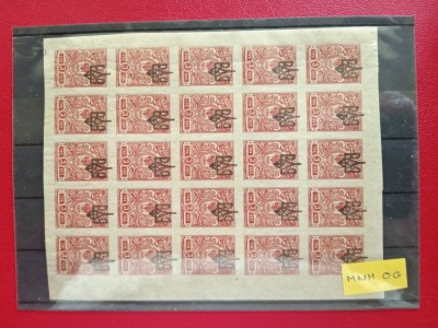 1918 - UCRAINA - Russian Postage Stamps of 1915-1917 Overprinted - BLOCK MNH foto