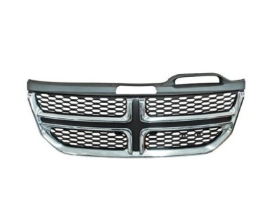 Grila masca radiator Dodge Journey (Jc), 2011-2016, Fata, cromat/negru, Aftermarket foto
