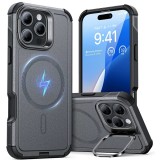 Husa pentru iphone 16 pro max - esr cyber armor kickstand - grey