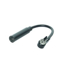 Cablu adaptor auto antena DIN soclu - ISO mufa in unghi cu cablu