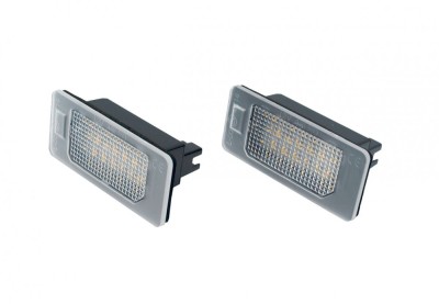 Set 2 Lampi LED placute numar Skoda Rapid, Skoda Octavia, Seat Ibiza si Seat ALHAMBRA foto