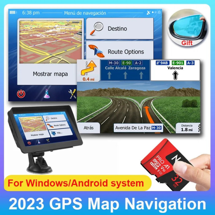 SD Card GPS Navigatie iGO PRIMO GPS AUTO,TABLETE,TELEFOANE GPS NAVI Europa 2023