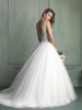 Rochie Mireasa Allure Bridals 9103, XS/S (6US), Ivoar/Argintiu, Cristale Swarovski, Decolteu V, Ocazie, Cluj/Alba