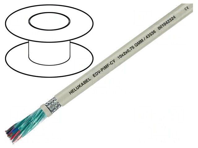 Cablu PVC gri 4x2x0,5mm2 300V CPR Eca
