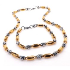 Set Lant Si Bratara Inox Cod S7