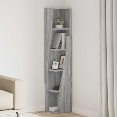 vidaXL Dulap de colț Alb 27,5x27x140cm Lemn compozit 889871 foto