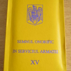 M3 C20 - Semnul onorific in serviciul armatei - 15 ani - subofiteri