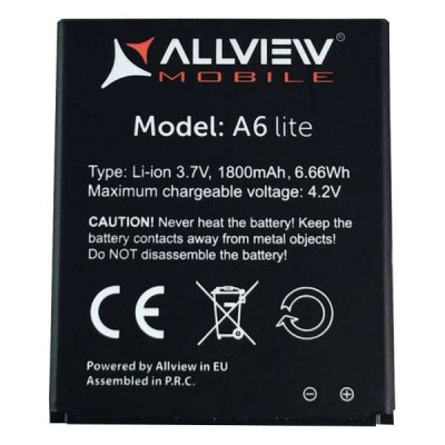 Baterie Acumulator Allview A6 Lite Origina 3.7v Li-Ion 1800 mAh 6.66Wh foto