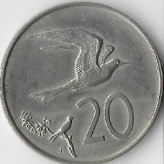 Moneda 20 cents 1972 - Cook