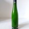 Vaza sticla, Leonardo, Handmade, in straturi - transparent - verde-mar - alb, 24 cm inaltime