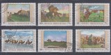 A12 S4 9 - Timbre foarte vechi - Mongolia - obiceiuri nationale, Arta, Stampilat