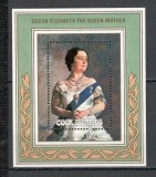 Cook Islands.1986 85 ani nastere Regina Mama:Pictura-Bl. DZ.2