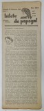 BILETE DE PAPAGAL, REVISTA, fondator T. ARGHEZI, ANUL II, No. 323, 1929