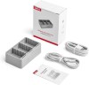 Hub Incarcare 3 Acumulatori STARTRC DJI Mini 3 Pro/Mini 4 Pro, 2453/3850 mAh + Cablu USB-C