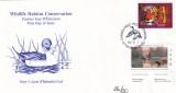 FILATELIE TEMATICA - PLIC CANADA FDC TEMATICA PASARI ANIMALE TIGRU