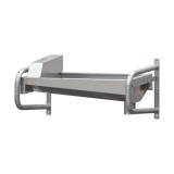 Adapatoare Inox Kerbl cu Suport Perete Zincat 117x60cm, 50L, Vaci Lapte, Debit 41L/min, Rezistenta Coroziune, Auto-curatare