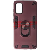 Toc TPU+PC Armor Ring Case Samsung Galaxy A41 Wine