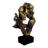 Cumpara ieftin Statueta decorativa, Indragostiti, Auriu, 31 cm, 1707H