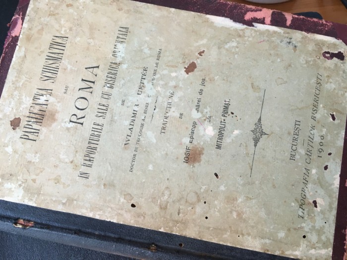 WLADIMIR GUETTEE, PAPALITATEA SCHISMATICA SAU ROMA IN RAPORTURILE SALE CU BISERICA ORIENTALA. BUCURESCI 1906