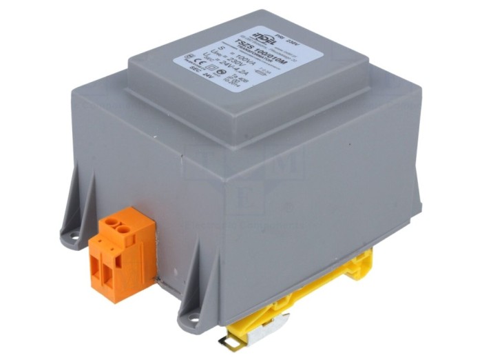 Transformator &icirc;ncapsulat 100VA 230V-24V