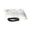 Dispersor far, geam BMW Seria 3 (E46), COUPE/CABRIO, 05.1999-03.2003, TYC, fata, partea dreapta, din plastic; cu garnitura;