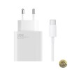 Incarcator Retea Cu Cablu USB-C Xiaomi 120W 6A 1 x USB-A Alb BHR9462EU
