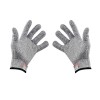 Manusi Protectie Anti-Taiere ELEFANT, Marimea L, Textile Poliester, Latex, Manseta Elastica, Gri/Alb, Barbati/Femei, Constructii, Agricultura