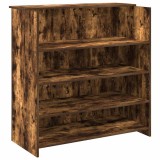 Cumpara ieftin Birou de receptie stejar afumat 100x50x103,5 cm lemn prelucrat