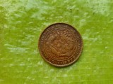 H105-Moneda China antica rara Imperiu TAI-CHING-TI-KUO 1907 alama cuprata stare buna cca 3 cm.