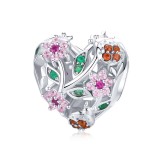 Charm Argint Talisman -INIMA Multicolora- CHA1094A, Argintboutique
