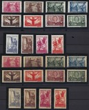 Romania 1945 - Lp 178 - APARAREA PATRIOTICA &ldquo; VICTORIA&ldquo; serie - (hartie alba gumata si hartie crem negumata, 24 de marci ) MNH LUX ****