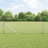 Gard Hexagonal vidaXL 0.6x25 m Oțel Galvanizat