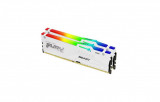 Cumpara ieftin Memorie RAM Kingston, DIMM, DDR5, 32GB, 6000MHz, CL40, 1.35V, FURY Beast White,